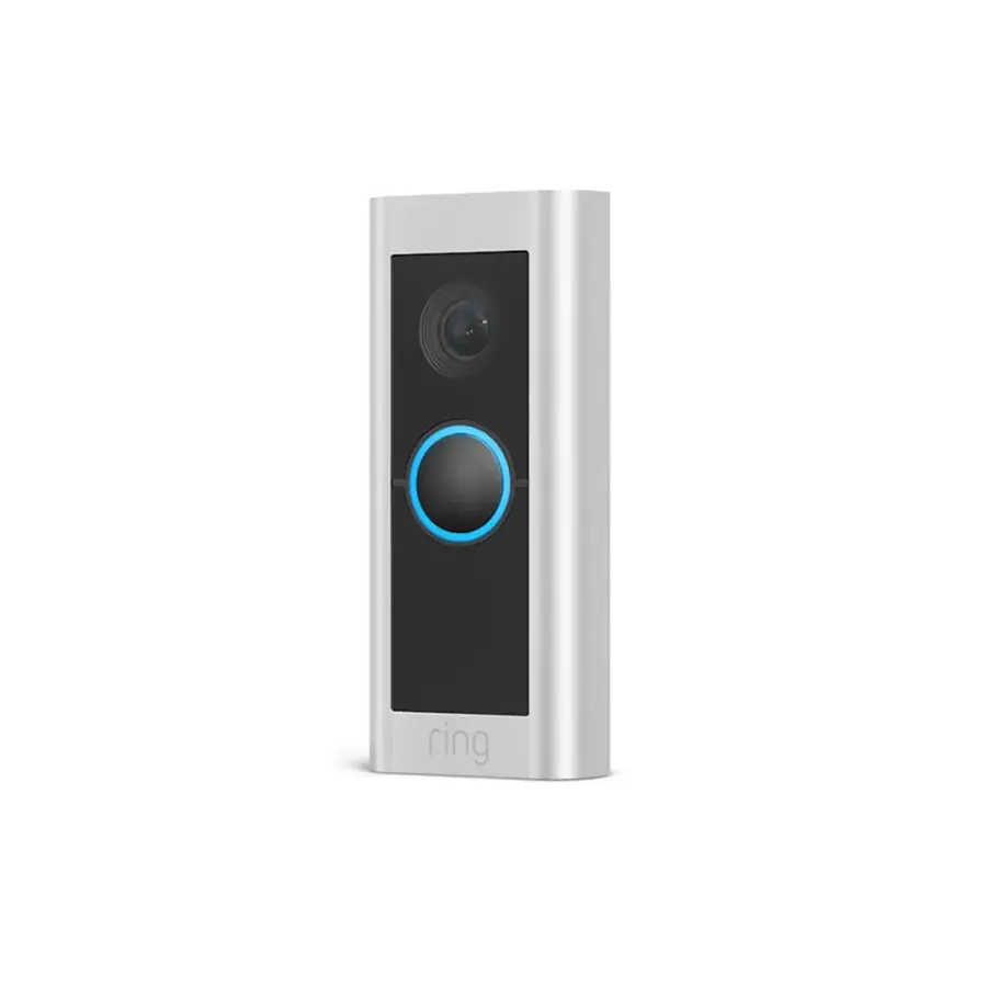 Alt View 14. Ring - Wired Doorbell Pro Smart WiFi Video Doorbell - Satin Nickel.