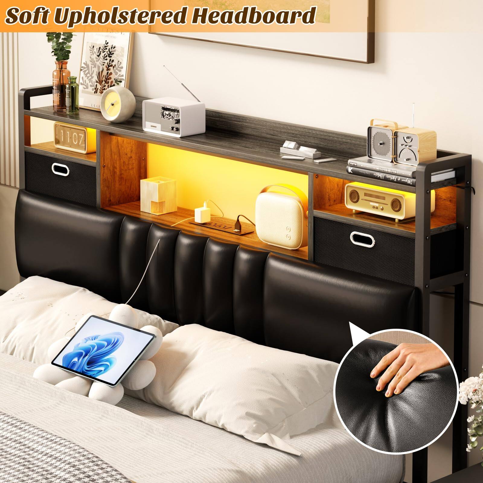 Soft Upholstered Headboard L3SE 1107 C