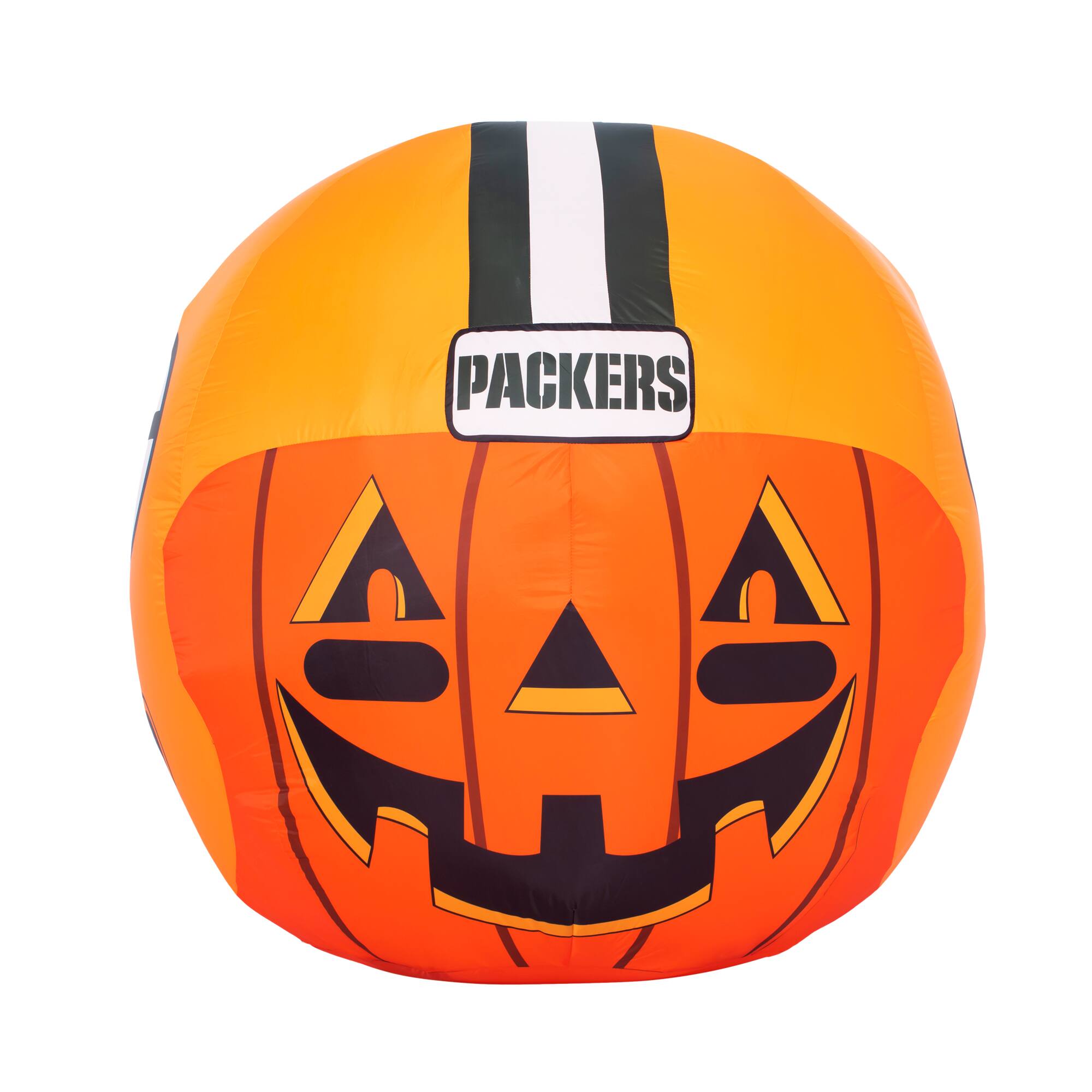 Alt View 1. Sporticulture - Green Bay Packers 4' Inflatable Jack-O'-Helmet - Multicolor.