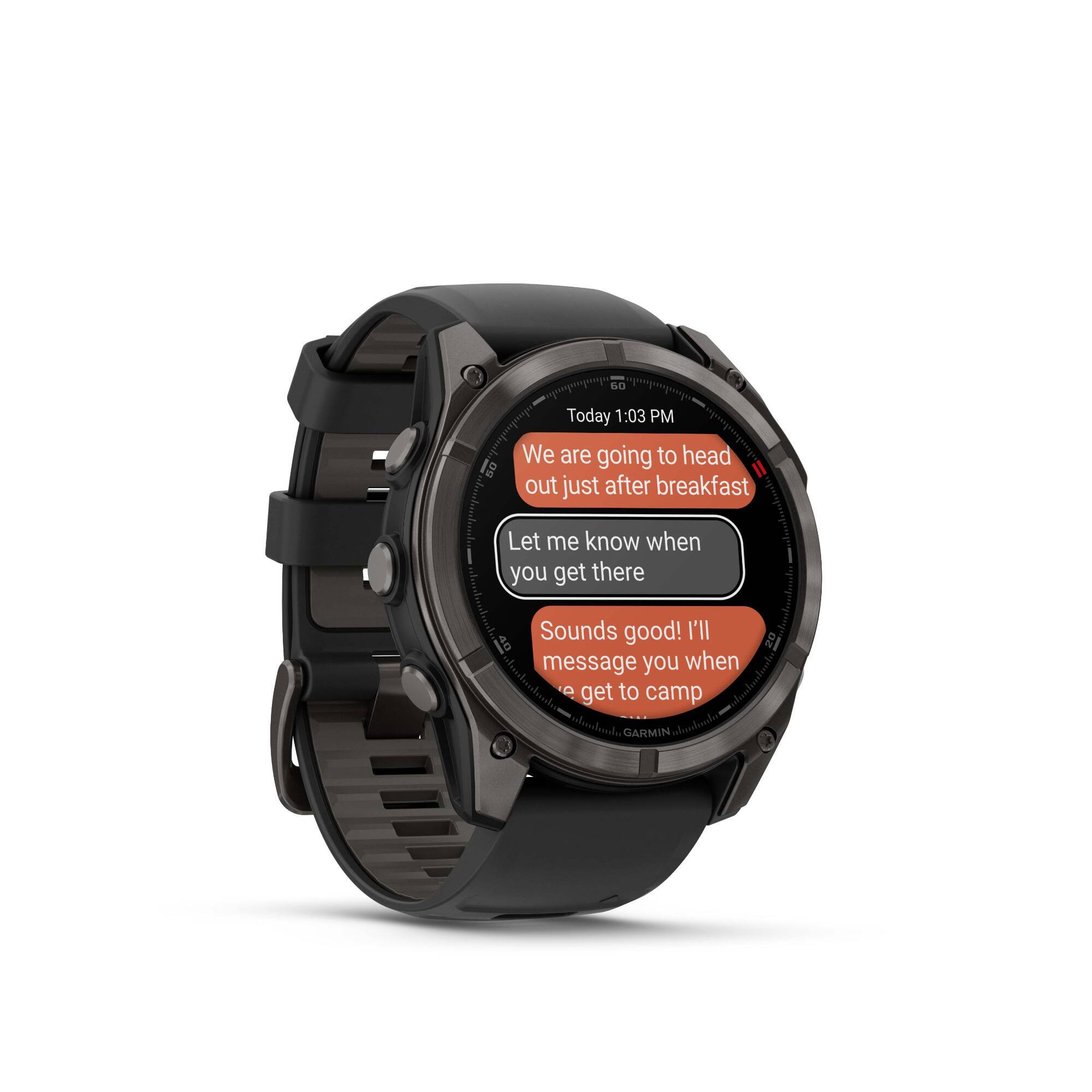 60
50
Today 1:03 PM We are going to head out just after breakfast
Let me know when you get there
Sounds good! I'll message you when I get to camp
20
GARMIN