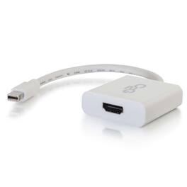 C2G - 757120543084 54308 Mini DisplayPort to HDMI Active Adapter Converter - 4K at 30Hz - 8 Inches - 1x Mini DisplayPo - White