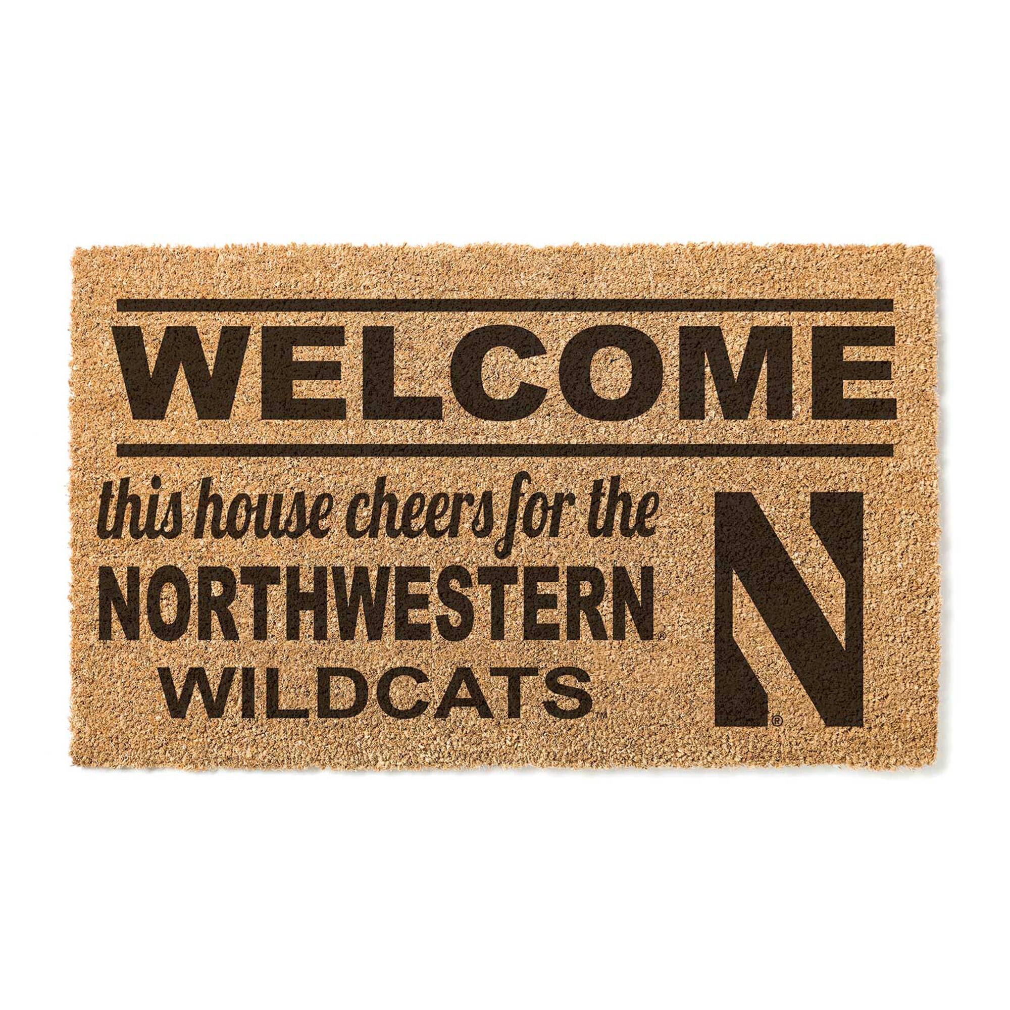 Northwestern Wildcats 18" x 30" Welcome Doormat