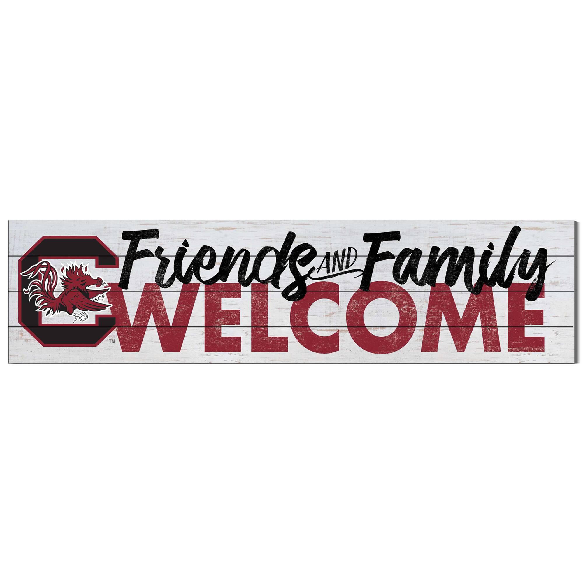 South Carolina Gamecocks 10'' x 40'' Friends & Family Welcome Sign