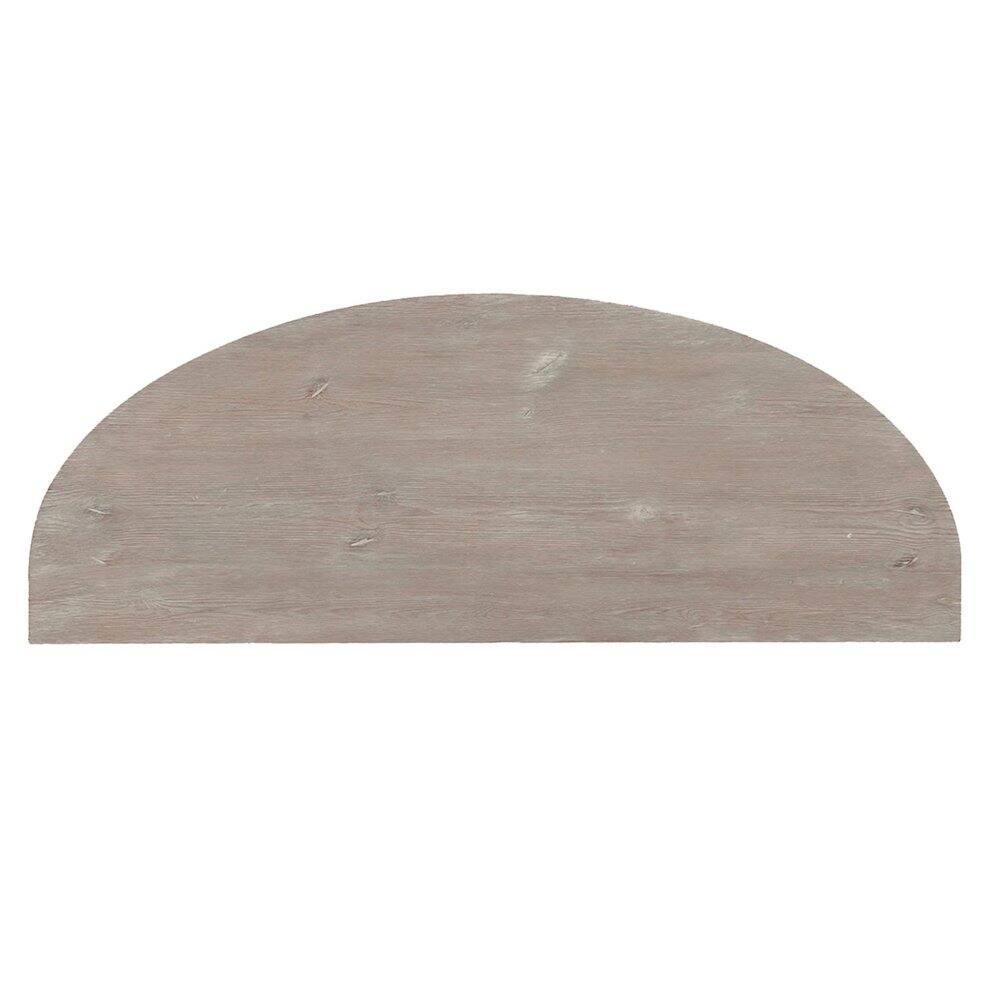 Left. Liberty Furniture Industries - Greystone Mill Sofa Table in Stone White Wash w/ Wirebrush Distressing - Gray.
