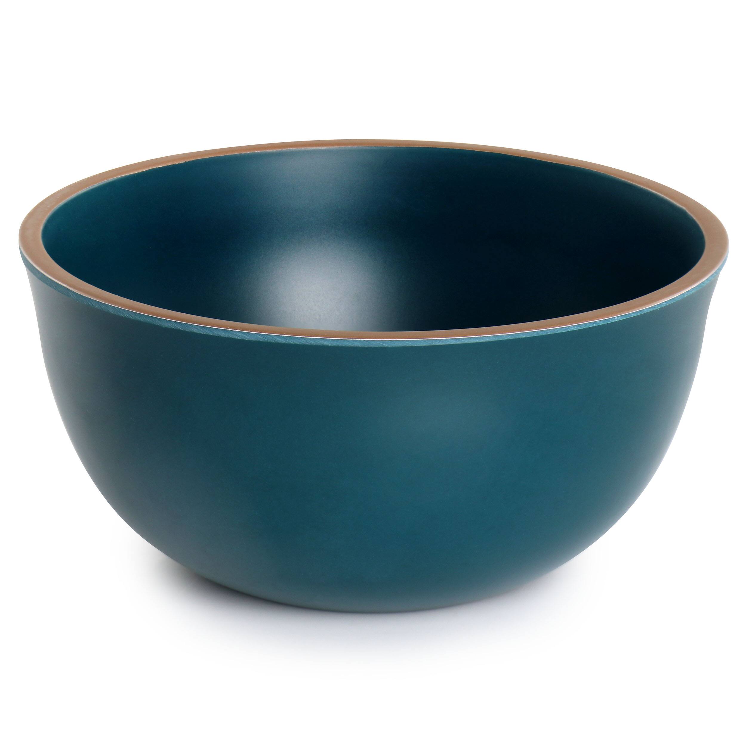 Alt View 5. Gibson - Gibson Home Rockabye 12 Piece Melamine Dinnerware Set in Dark Teal - Dark Teal.
