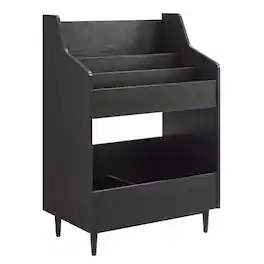 Crosley Furniture - Liam Vinyl Record Storage Stand - Black