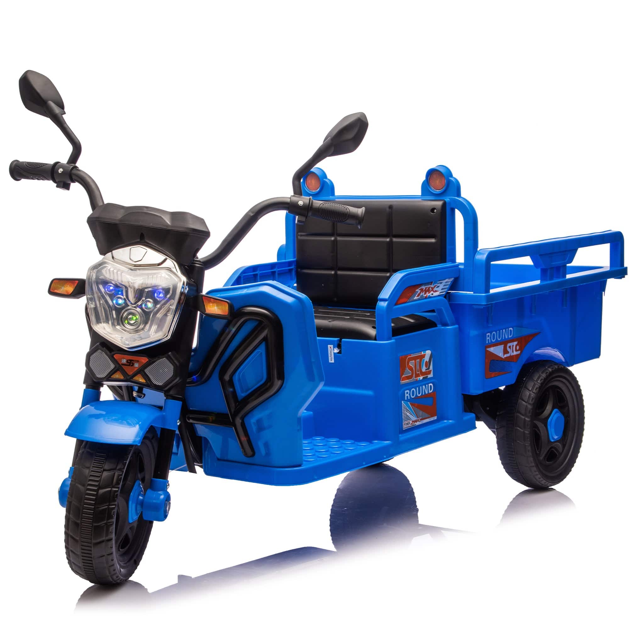 Boyel Living - 3+ 12V Kids Ride On UTV Twin 25W Motors - Blue