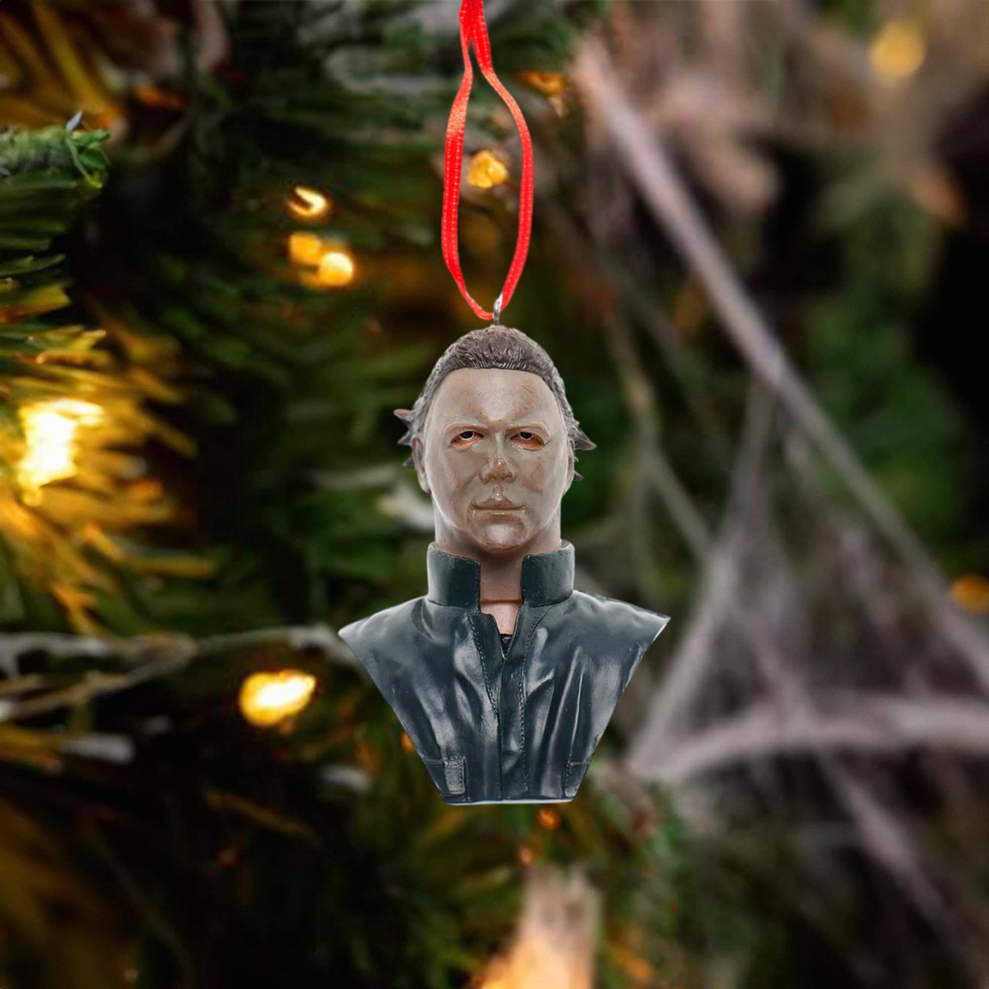 Alt View 3. Trick or Treat Studios - Halloween II Holiday Horrors Ornament | Michael Myers - Black.