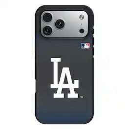 Keyscaper - MLB - Los Angeles Dodgers Bump Case with 8.2ft Drop Protection - 15 Pro - Black