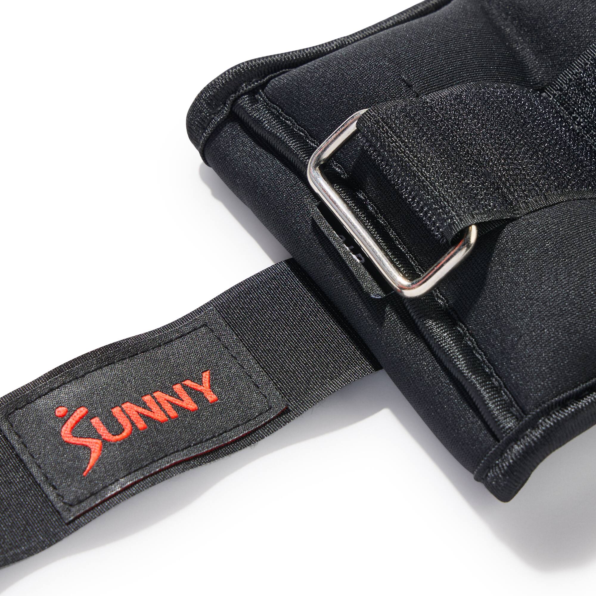 Back. Sunny Health & Fitness - Ankle Weight 1-Pound (Pair) - Black.