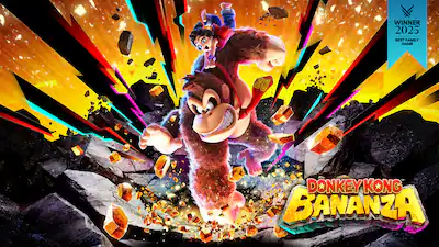 WINNER 2025 BEST FAMILY GAME
DONKEY KONG BANANZA - E10+ (Everyone 10+)