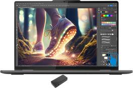 Lenovo - Yoga 7i 2-in-1 Laptop 16.0 WUXGA (Intel Ultra 7 155U, 16GB LPDDR5X, 1TB M.2 PCIe SSD, Win 11 Pro) - Storm Grey