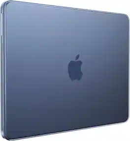 mosiso - For MacBook Neo Case 13 inch 2026 Model A3404, Seamlessly Closes&Fingerprints-Resistant Protective Hard Shell Cover - Indigo Clear
