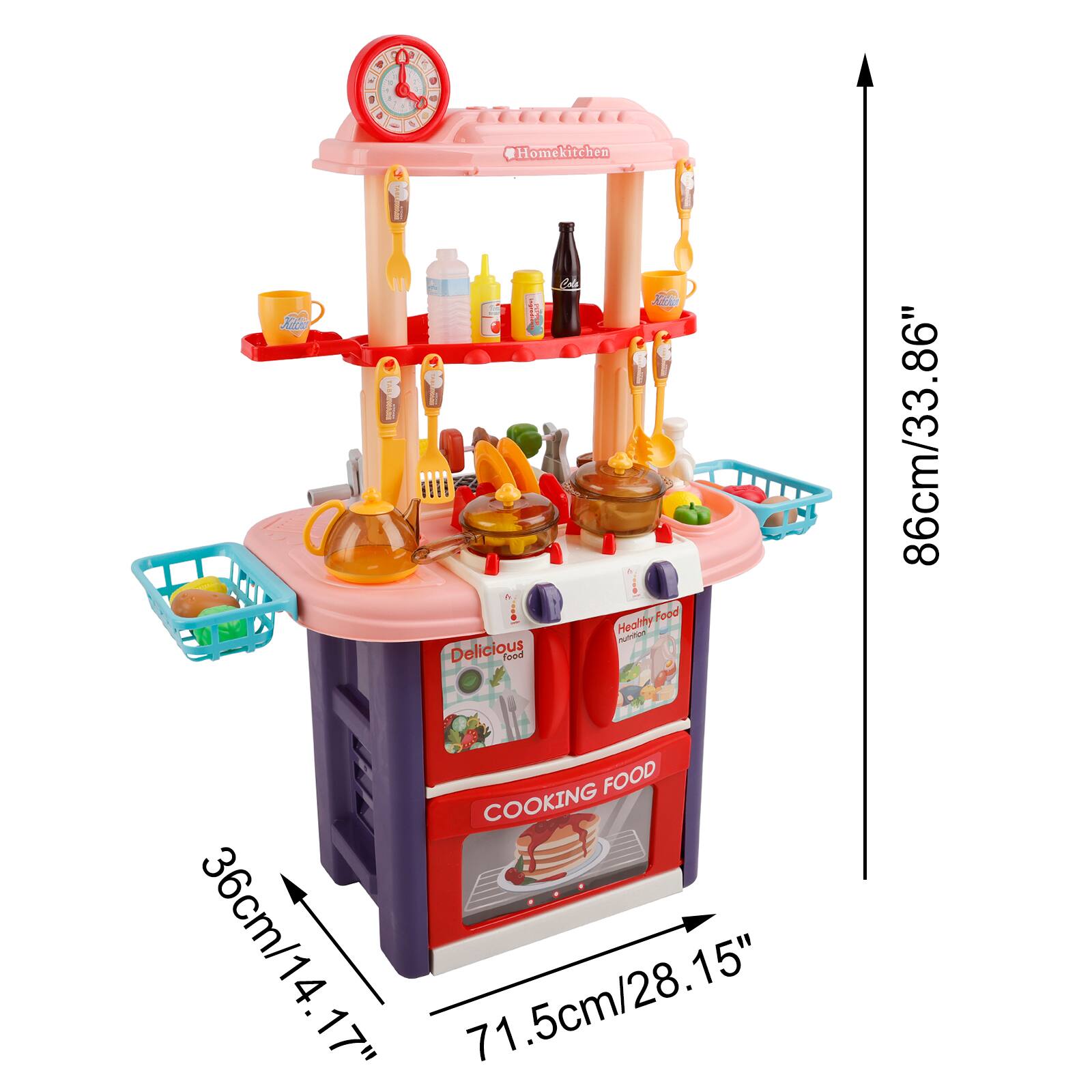 - Homekitchen
- Delicious Food
- Healthy Food
- COOKING FOOD
- 86cm/33.86"
- 36cm/14.17"
- 71.5cm/28.15"