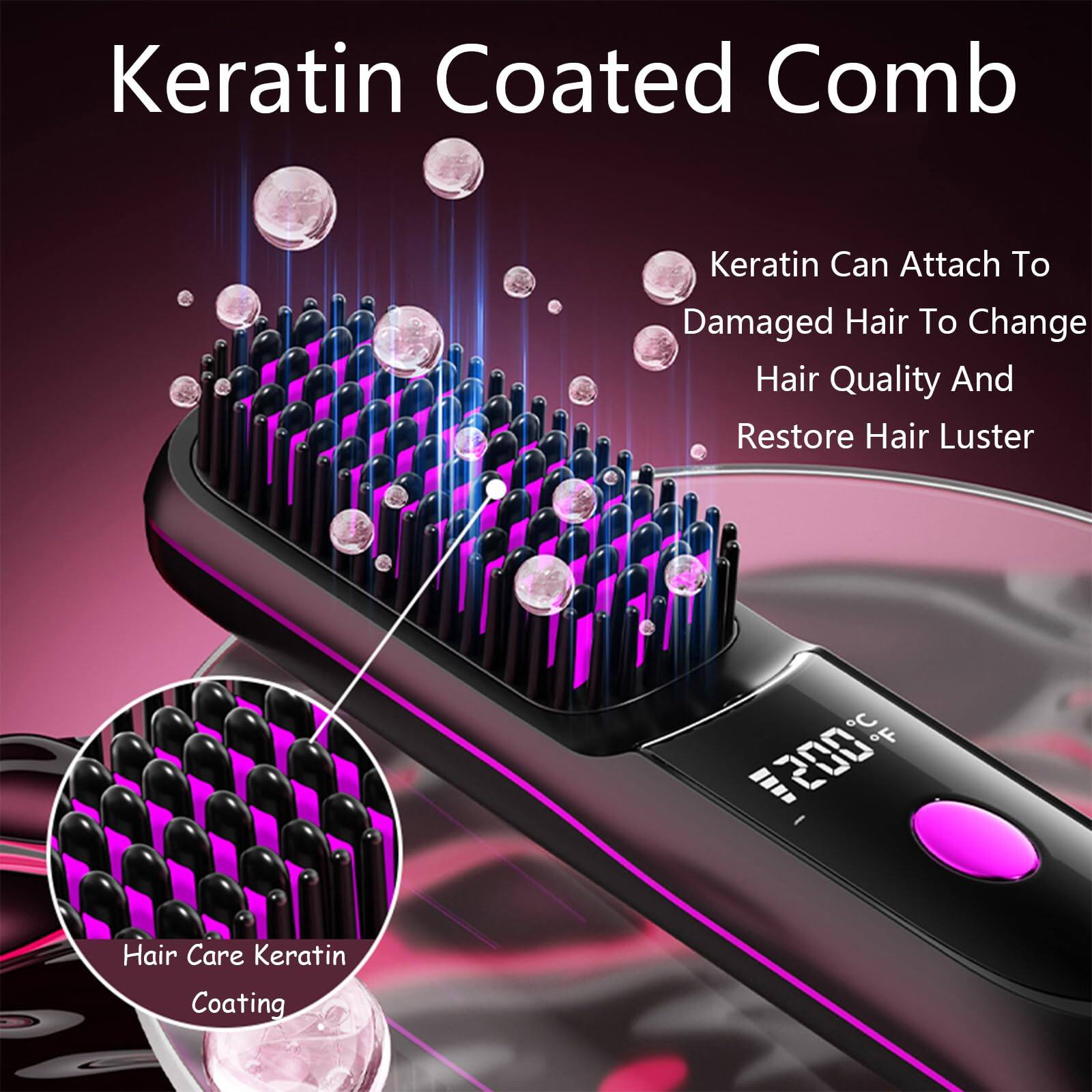 Keratin Coated Comb

Keratin Can Attach To Damaged Hair To Change Hair Quality And Restore Hair Luster

Hair Care Keratin Coating