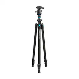 Bower - Pro Vista 65" Aluminum Tripod with Ball Head, Quick Release Plate and Carrying Bag