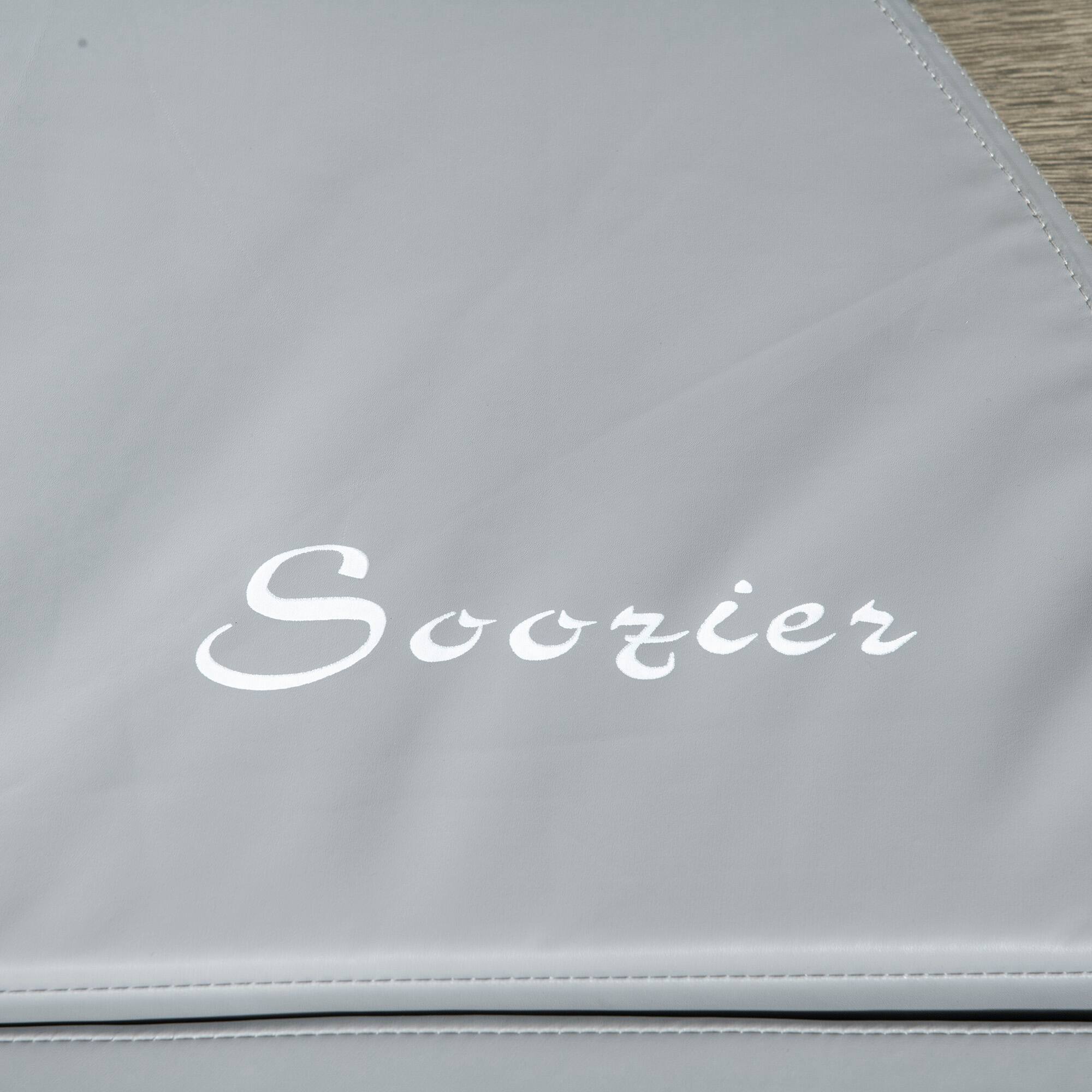 Alt View 7. Soozier - Pole Dance Mat, 2"T x 5'W Folding Pole Crash Mat for Home, Lightweight and Foldable - Light Gray.