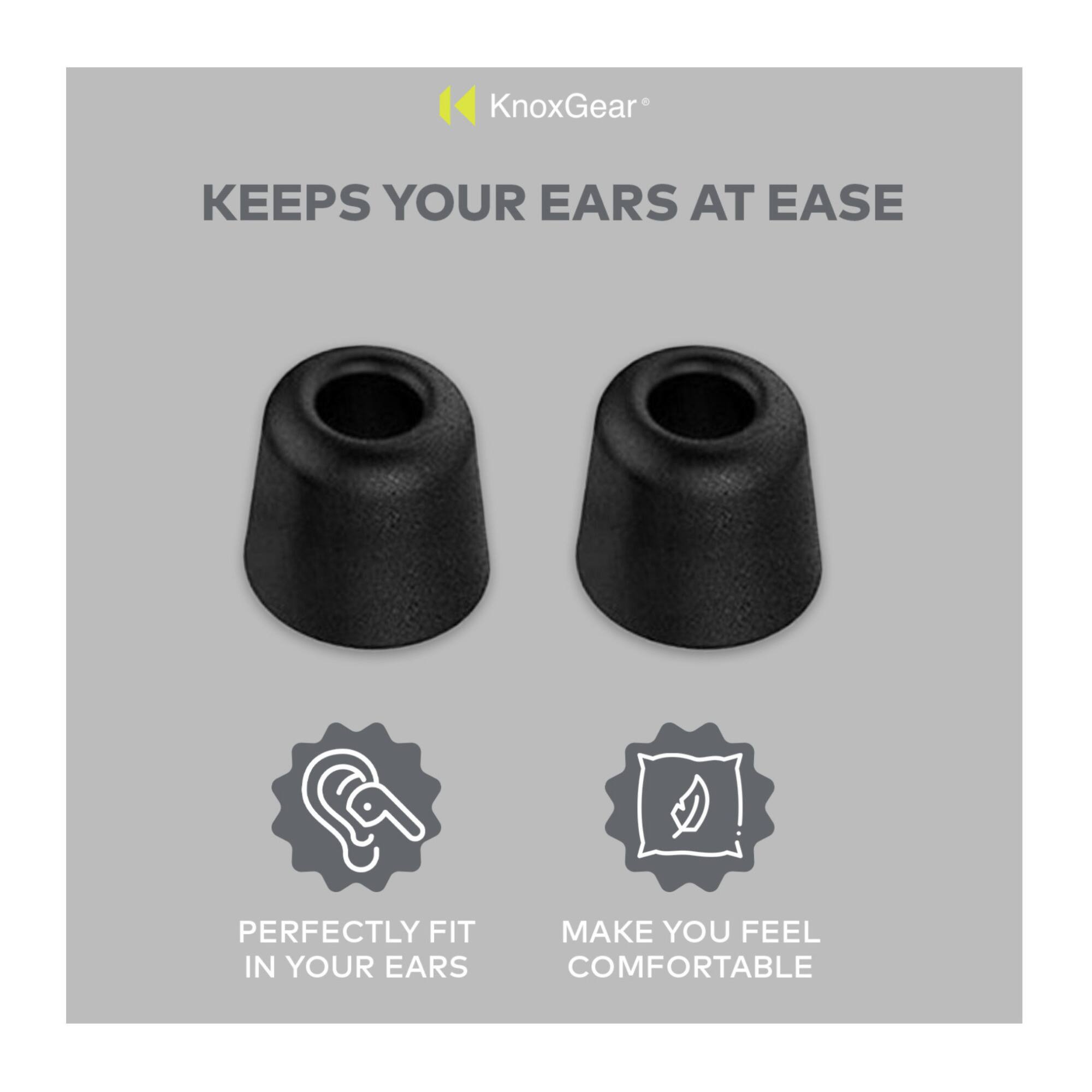 KnoxGear, Keeps your ears at ease, Perfectly fit in your ears, Make you feel comfortable