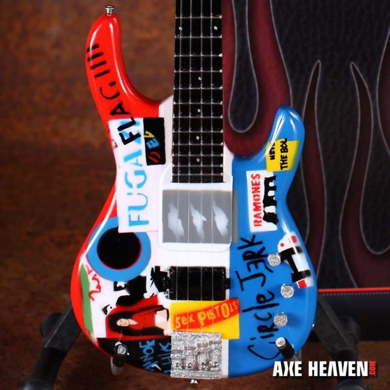 Axe Heaven - Flea - Flea Red Hot Chili Peppers Mini Bass Guitar Replica Collectible - COLLECTIBLES - Multicolor price history on PriceWatchPro