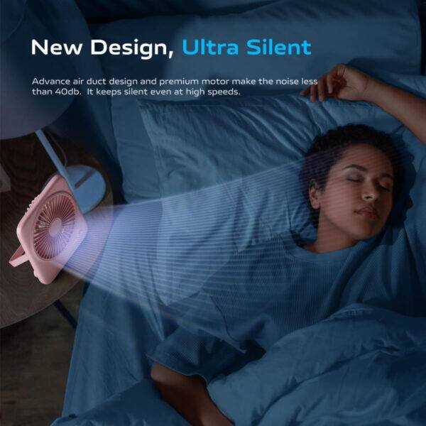 New Design, Ultra Silent

Advance air duct design and premium motor make the noise less than 40db. It keeps silent even at high speeds.