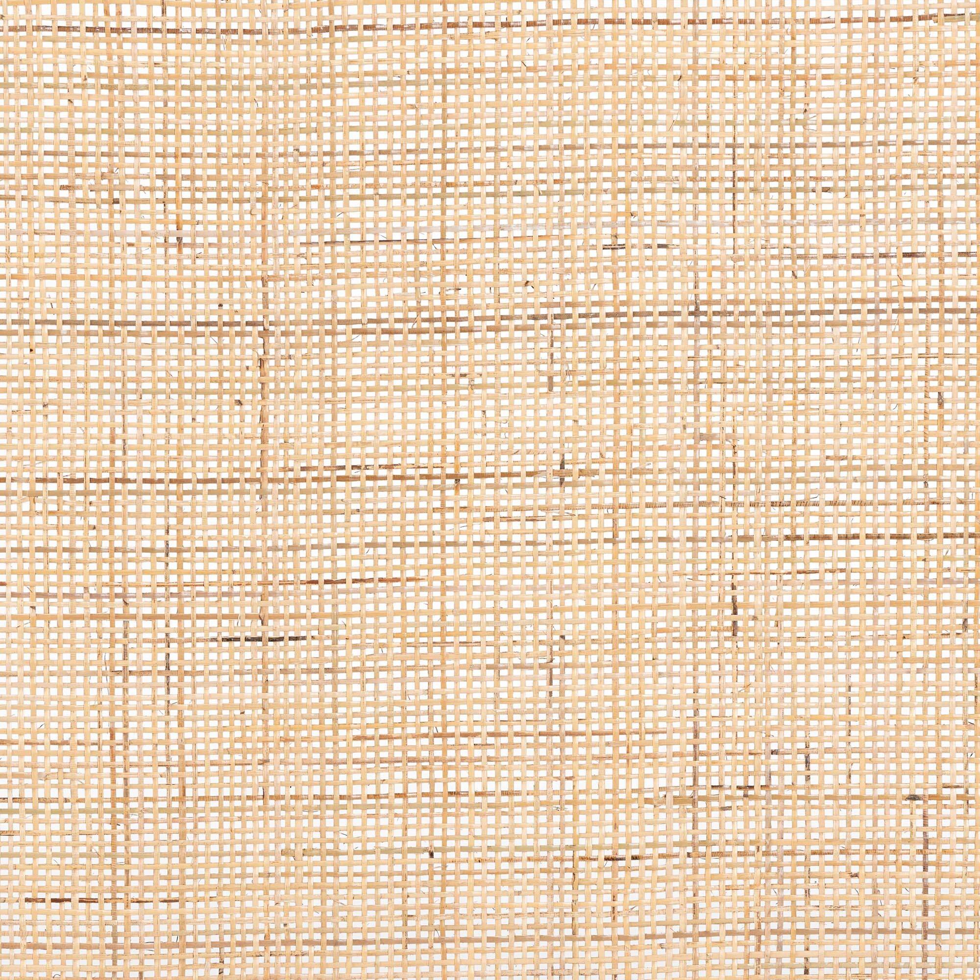 Back. bali & pari - Aurelia Modern Bohemian Dark Brown Finished Bayur Wood and Natural Rattan Queen Size Headboard - Dark Brown/Natural Brown.