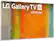 LG Gallery TV AI with frame