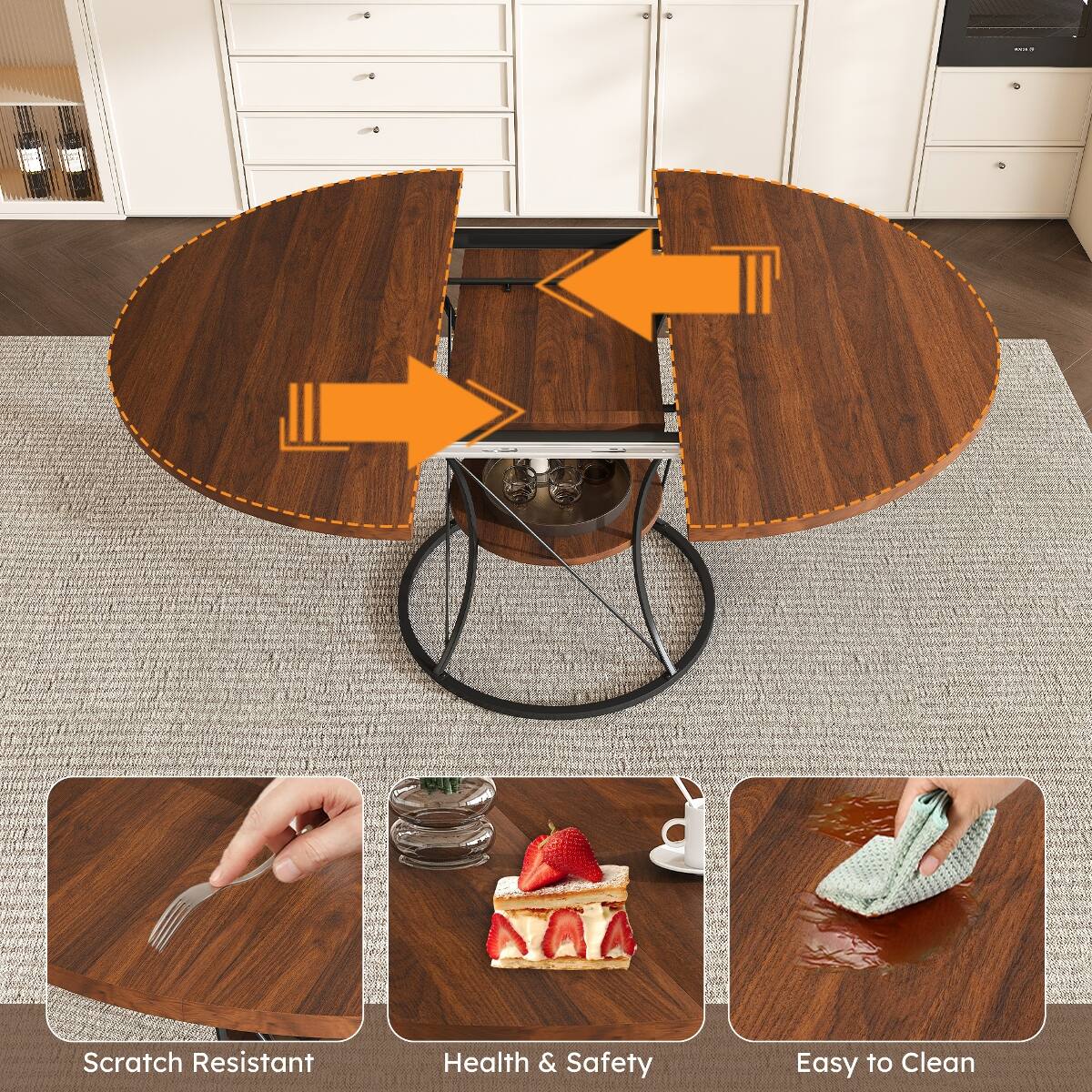 - Scratch Resistant
- Health & Safety
- Easy to Clean