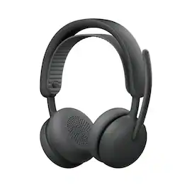 Logitech - Zone Wireless 2 ES Active Noise Cancelling Closed-Back On-Ear Stereo Headset - Graphite