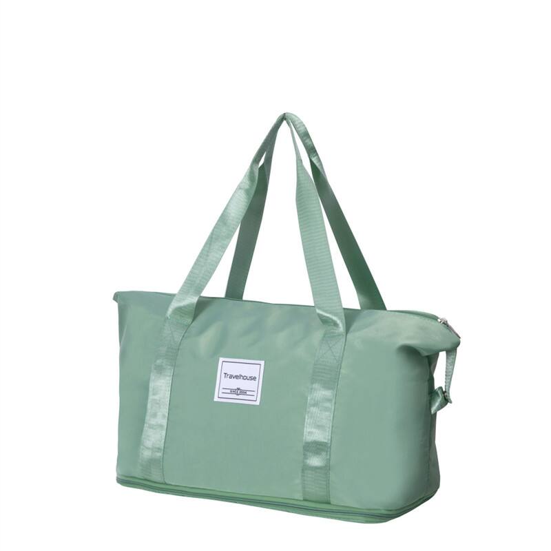 Alt View 4. HTUTWOO - 5-Piece Luggage Set -PP Hardshell Luggage Set with TSA Lock Durable Spinner Wheels,20/24/28" + Travel Bag & Toiletry Bag - Green.