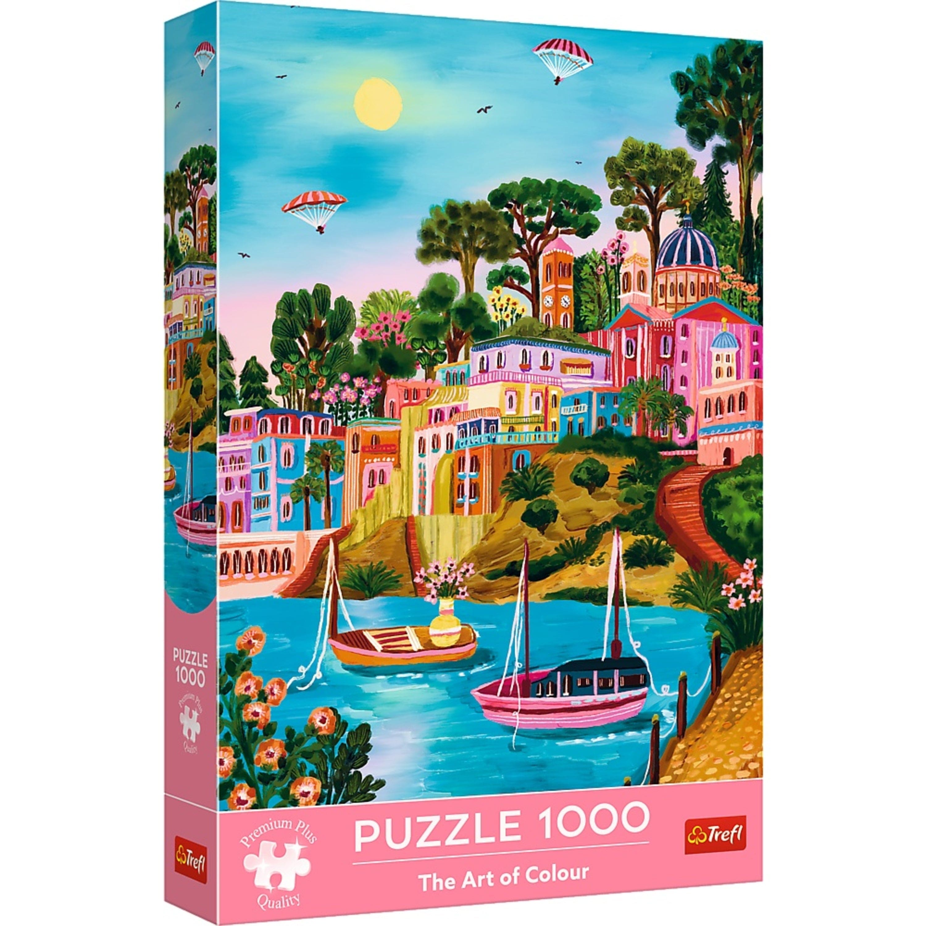 Trefl - Premium Plus 1000 Piece Puzzle - The Art of Color Syros, Greece price history on PriceWatchPro