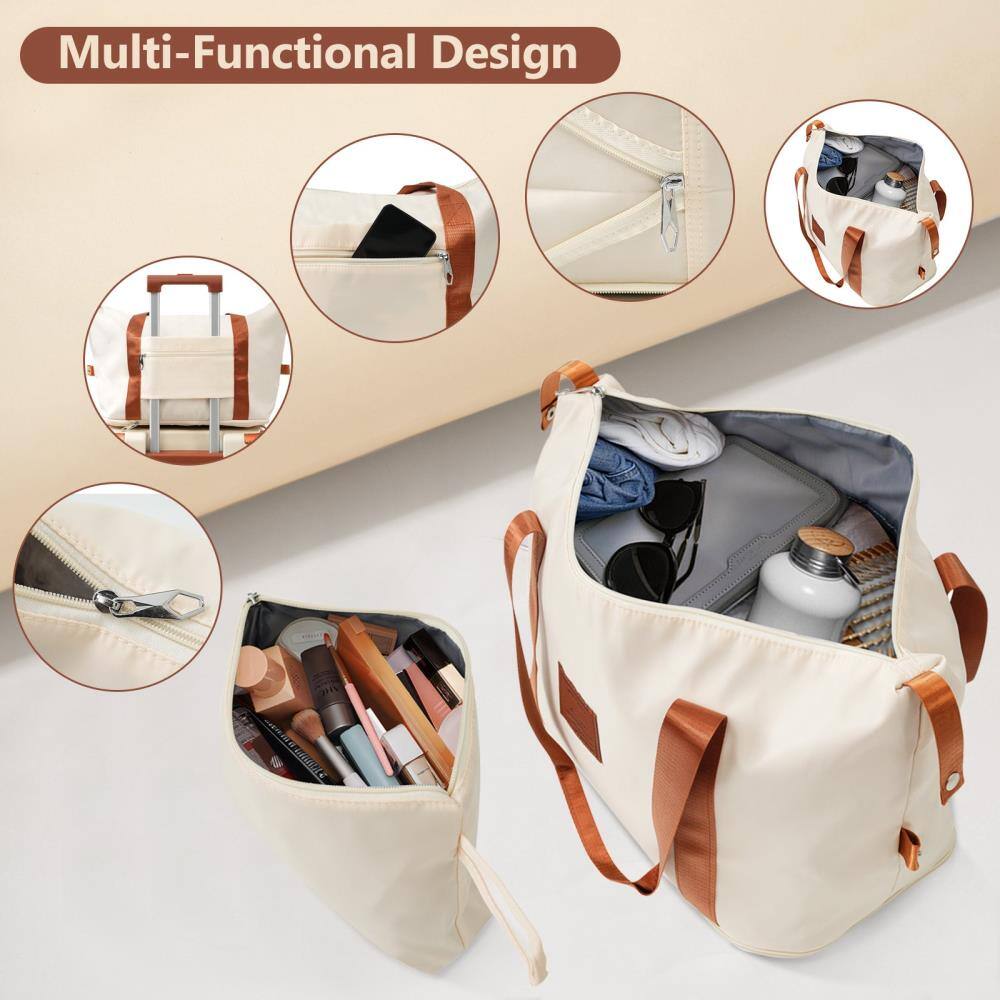 Multi-Functional Design

- Multiple compartments for organization
- Adjustable straps for secure closure
- Zippered pockets for small items
- Separate section for shoes
- Dedicated space for toiletries and cosmetics
- Expandable design for added capacity