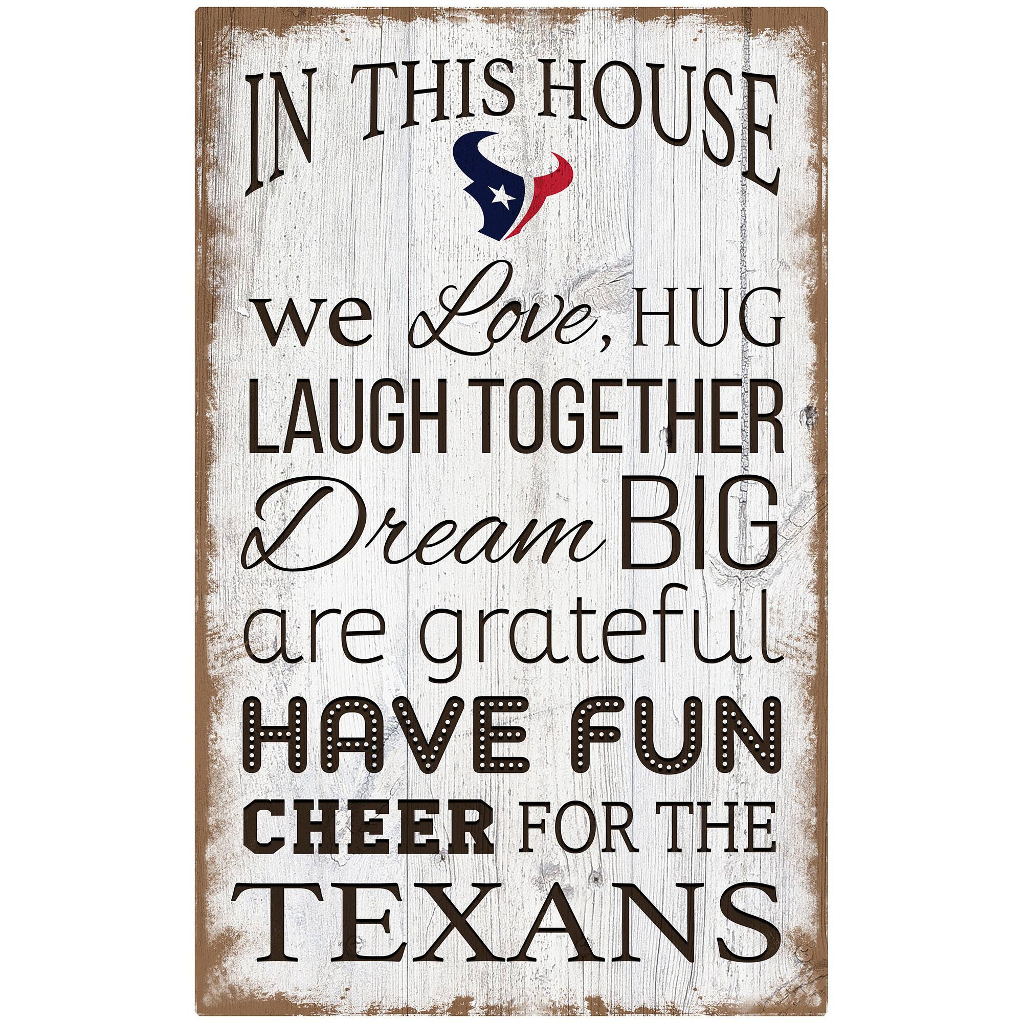 11'' x 19'' Team In This House Sign