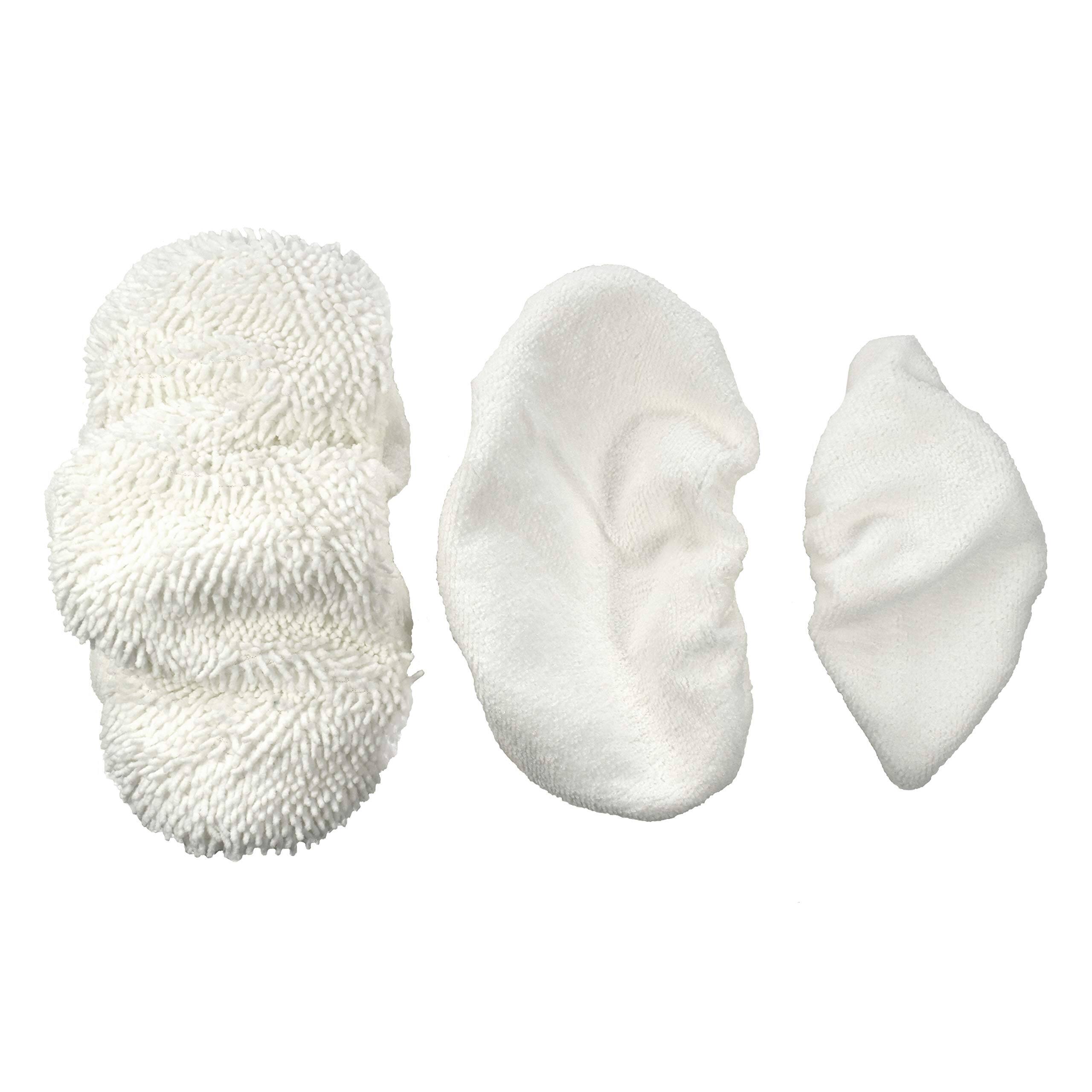 Alt View 2. HQRP - 6-Pack Microfiber Mop Pads Bonnets for Oreck Steam-It STEAM100 STEAM100LRH Steam Wand.