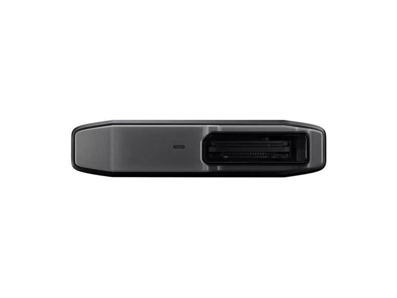 Alt View 1. SanDisk Professional - SanDisk Pro-Blade Transport 0 Byte PCIe Portable External SSD SDPM2NB0000GBAND - Black.