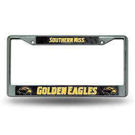 Rico Industries - Southern Miss Golden Eagles Chrome Metal License Plate Frame - Multi