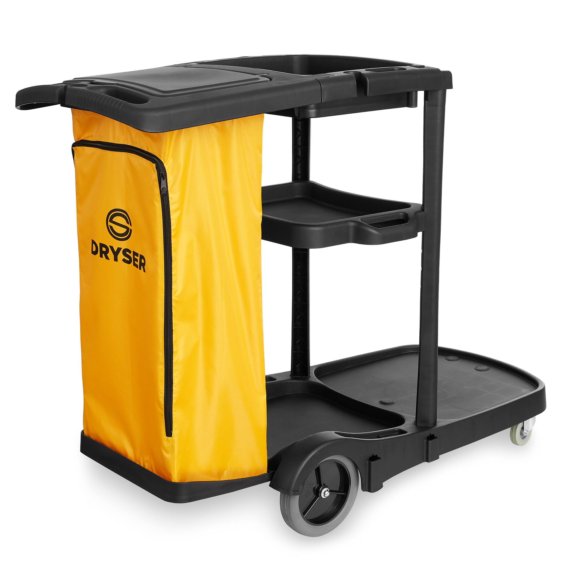 Alt View 3. Dryser - Commercial Housekeeping Caddy and Commercial Mop Bucket - 26 Qt. Yellow - Yellow.