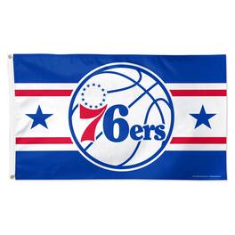 WinCraft - Philadelphia 76ers 3' x 5' Horizontal Stripe Deluxe Single-Sided Flag - Multicolor