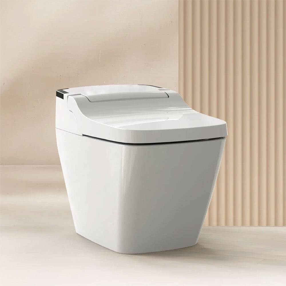 Alt View 4. VOVO - VOVO Smart Toilet with Auto Open and Close Lid - White.