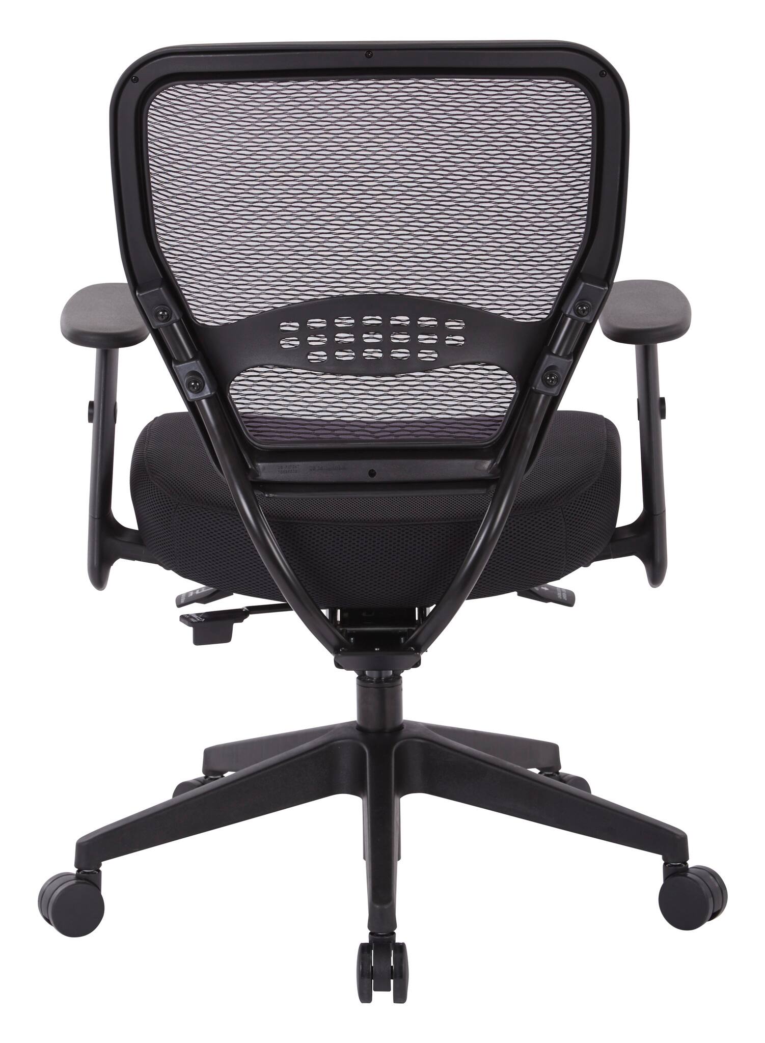 Back. Office Star Products - Air Grid® and Mesh Office Chair - Black.
