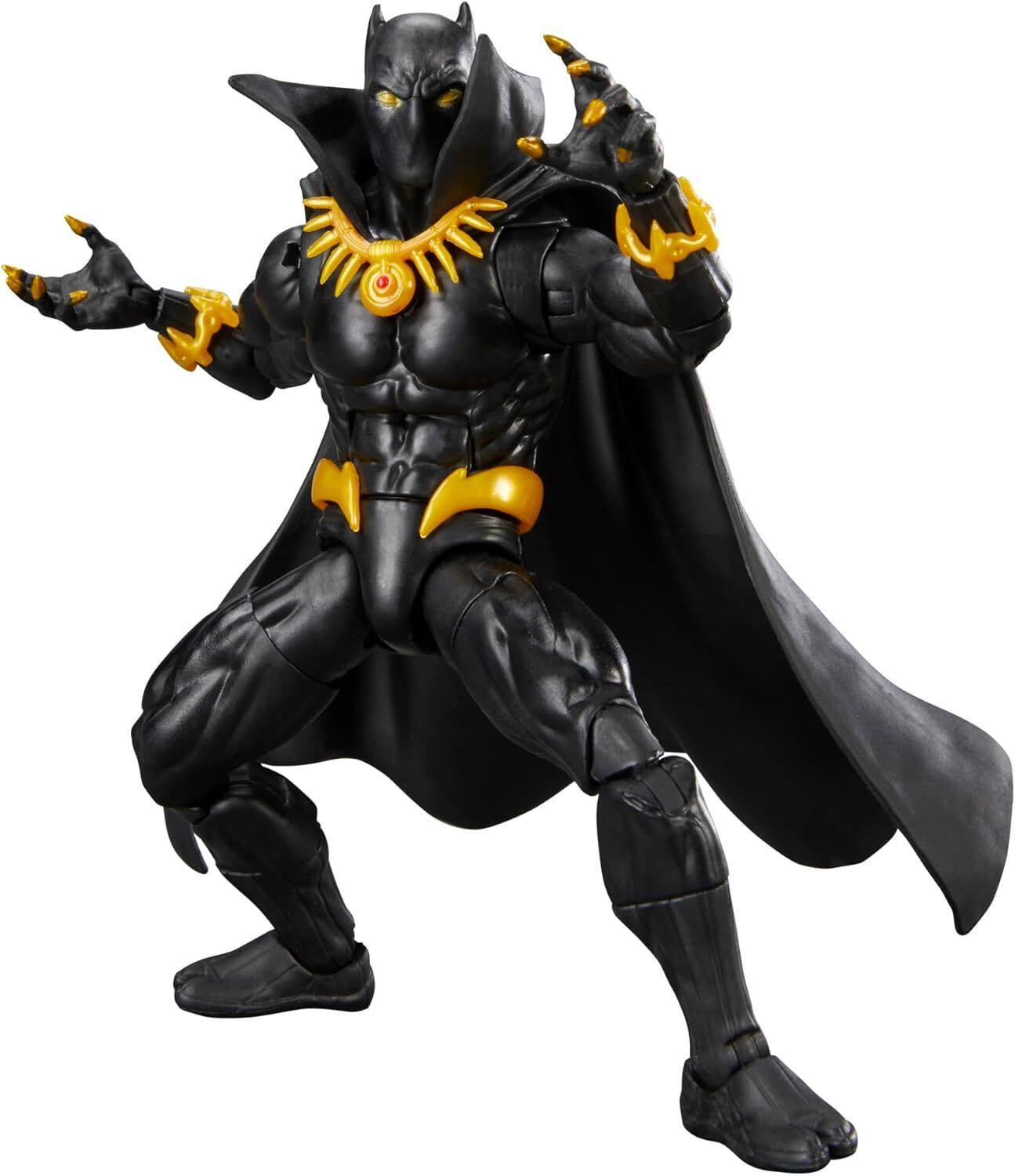 Alt View 3. Marvel - Marvel Legends Series Black Panther with Gold, Comics Collectible 6-Inch Action.