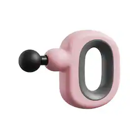Cluzine - Fascia Gun Muscle Massager Ring Massage Machine Percussion Massage Stick Portable Fitness Relax - Pink