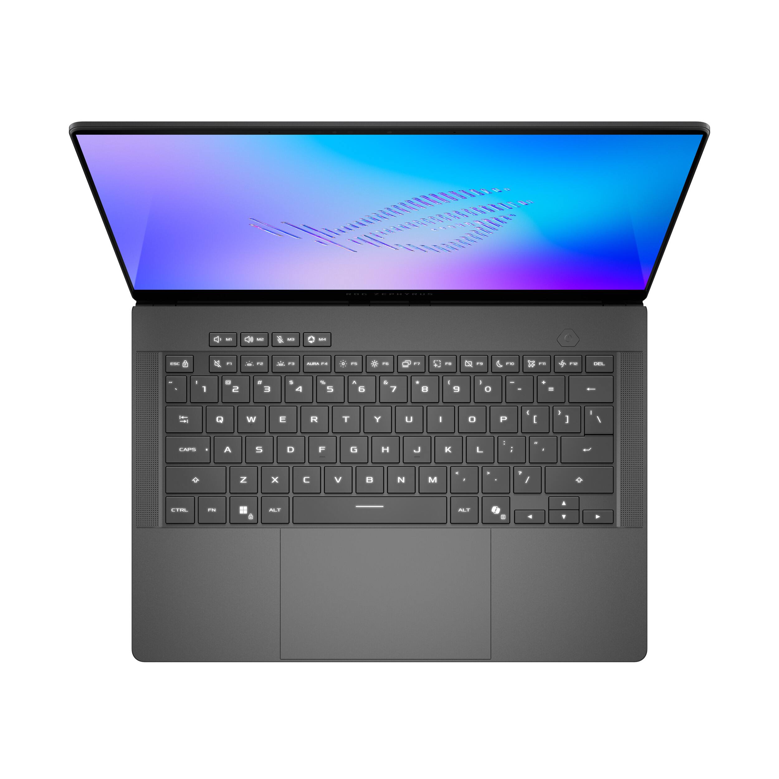 Alt View 4. ASUS - ROG Zephyrus G14 14" 3K OLED 120Hz Gaming Laptop - Intel Core Ultra 9 386H - NVIDIA RTX 5070 Ti - 32GB RAM - 1TB SSD - Eclipse Gray.