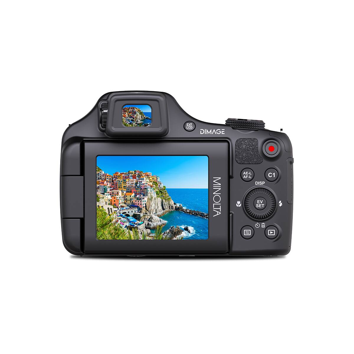 EVF LCD DIMAGE MINOLTA  
AE-L AF-L C1 DISP EV SET
