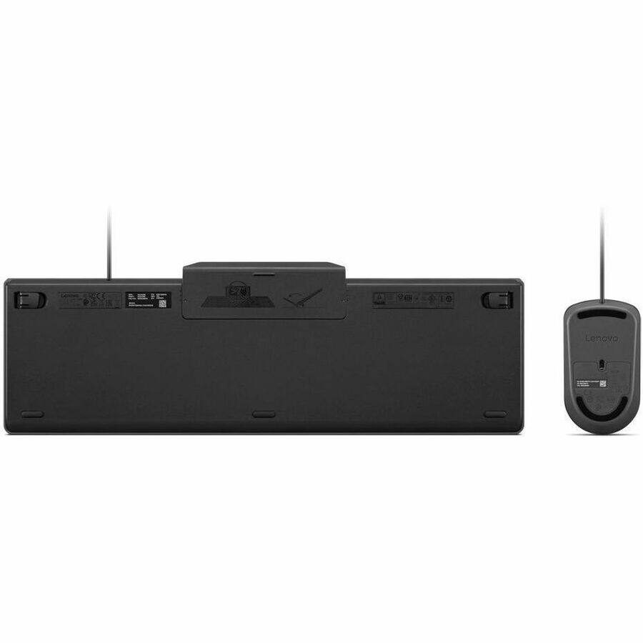 Alt View 6. Lenovo - Lenovo 310 USB-A Wired Combo US English - USB Type A Cable Keyboard - English (US) - Luna Gray - USB Type A Cable Mouse - Unknown.