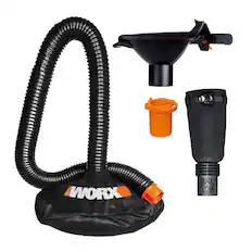 Front. WORX - LeafPro Universal Leaf Collection System - Black.
