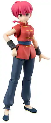 Front. PopMarket - Tamashii Nations - Ranma 1/2 - S.H.Figuarts - Ranma Action Figure - COLLECTIBLES - Multicolor.