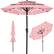 Front. Best Choice Products - Best Choice Products 10ft 3-Tier Solar Patio Umbrella w/ 24 LED Lights, Tilt Adjustment, Easy Crank - Carnation - Carnation.