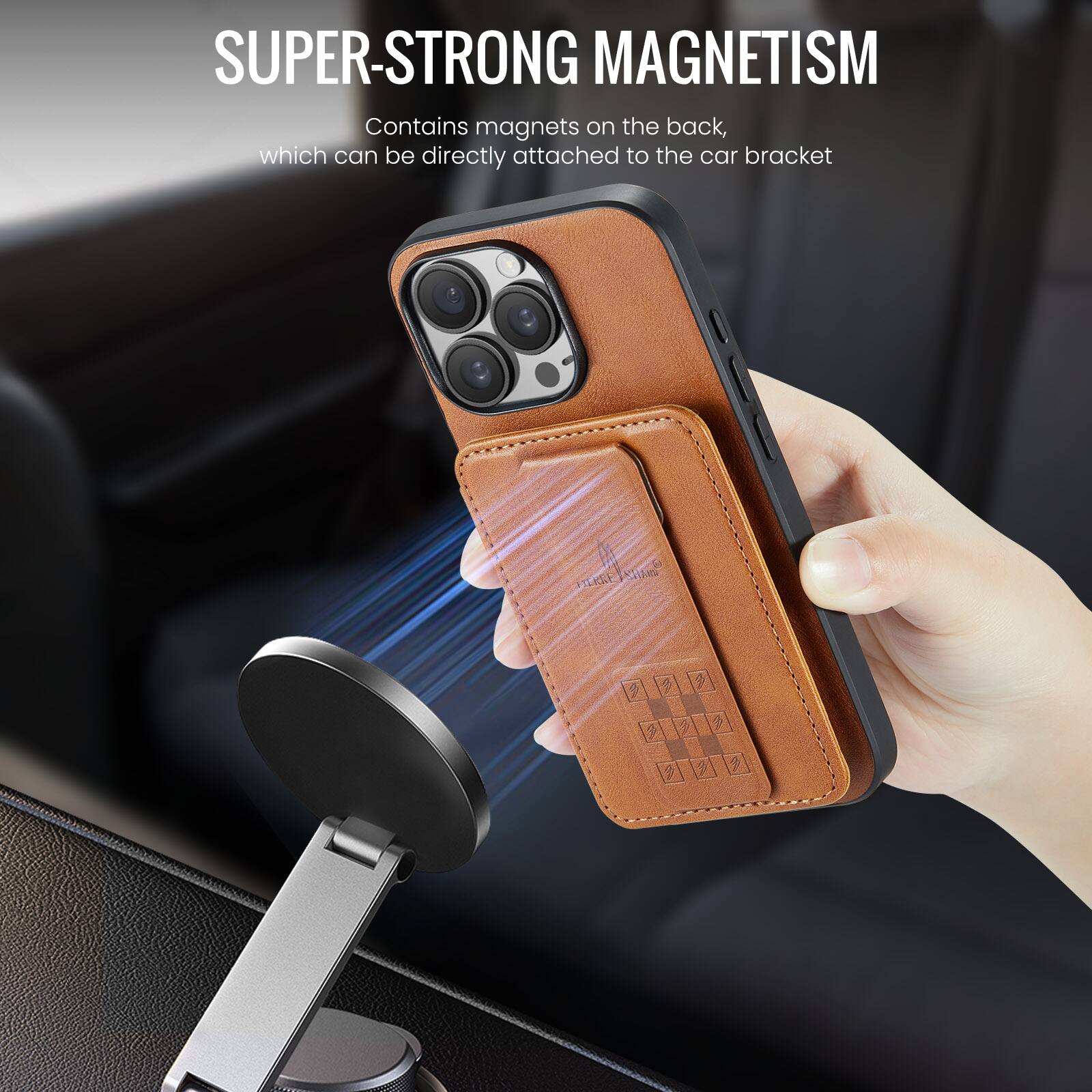 SUPER-STRONG MAGNETISM  
Contains magnets on the back, which can be directly attached to the car bracket  

LIEKSE RFII ATUAS 2  
$3.33  
$9.3