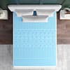 Front. Emma + Oliver - Astor Memory Foam Mattress Topper with Cooling Gel Infused, CertiPUR-US Certified Foam and 5-Zone Support - Green.