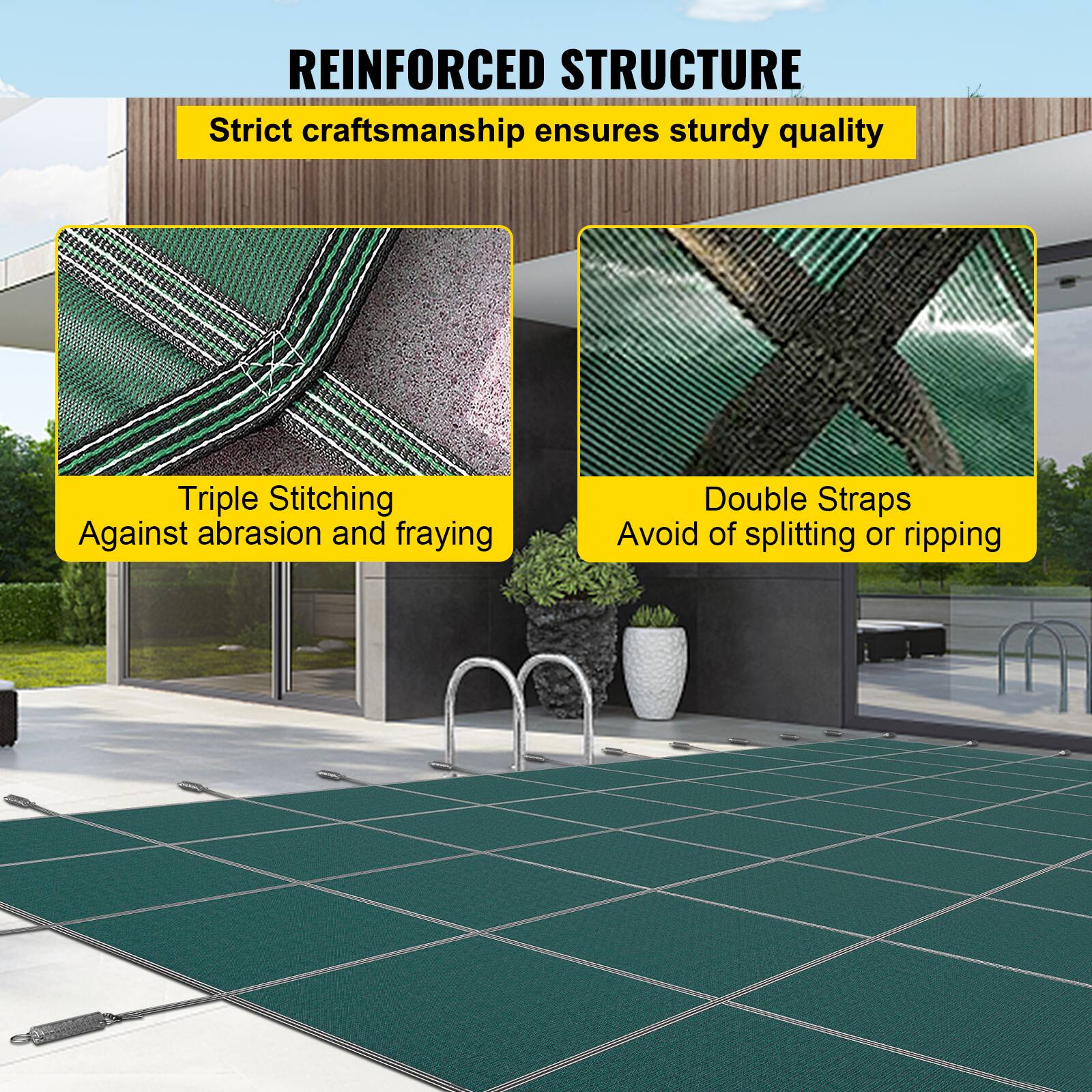 REINFORCED STRUCTURE
Strict craftsmanship ensures sturdy quality
Triple Stitching Against abrasion and fraying
Double Straps Avoid of splitting or ripping